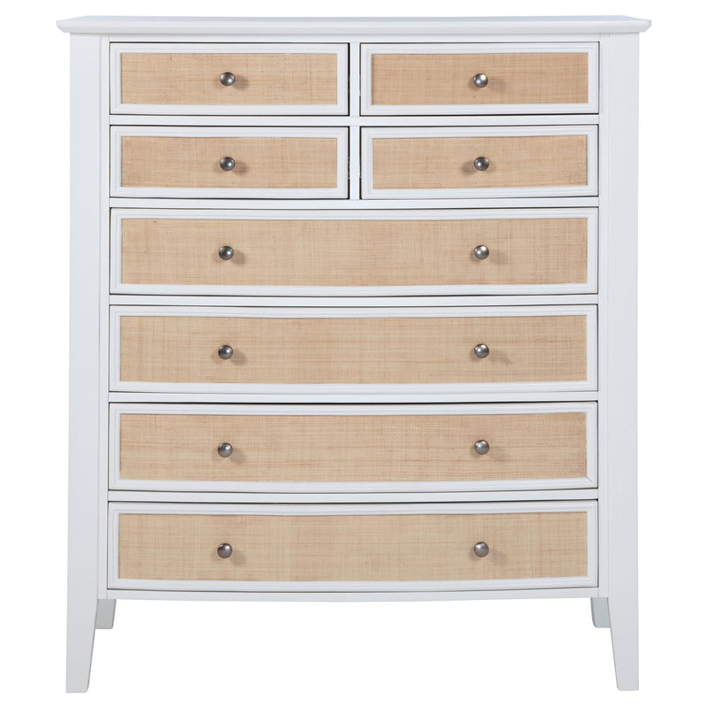 Bexhill 8-drawer Chest of Drawers White - 223475