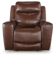 Bexhurst Mahogany Power Recliner - PCU1210213