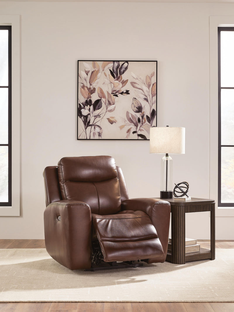 Bexhurst Mahogany Power Recliner - PCU1210213