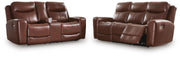 Bexhurst Power Reclining Sofa and Loveseat - PCU12102U1