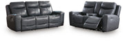 Bexhurst Sofa and Loveseat in Admiral - PKG023976