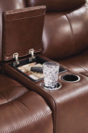 Bexhurst Sofa and Loveseat in Mahogany - PKG023977