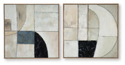 Bexlen Tan/Taupe/Black Wall Art (Set of 2) - A8000498