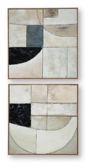 Bexlen Tan/Taupe/Black Wall Art (Set of 2) - A8000498