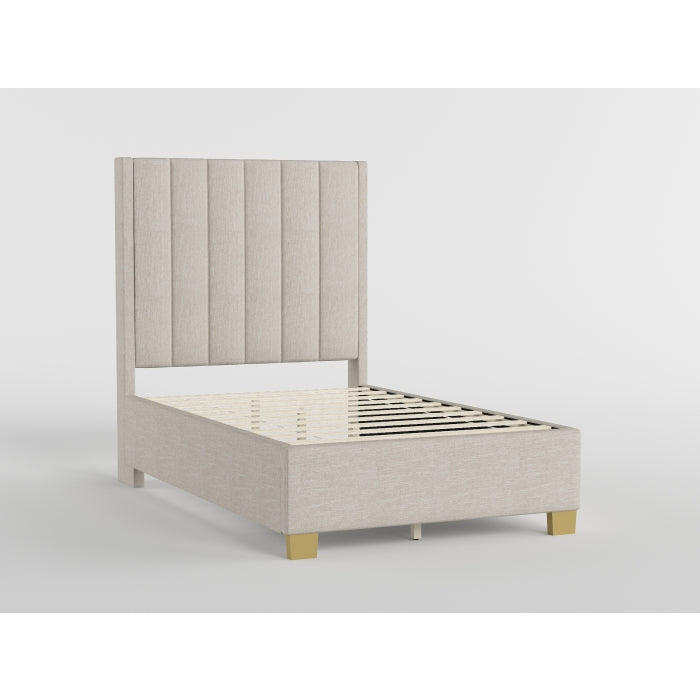 BHE-GL Gold Finish Leg For Footboard, Each. Fits BHE5876, BHE5878, 1836B, and BHE1818 beds, Set of 2 - BHE-GL