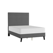 BHE5004CC-54* (2) 54" Charcoal Microfiber Platform Bed - BHE5004CC-54*