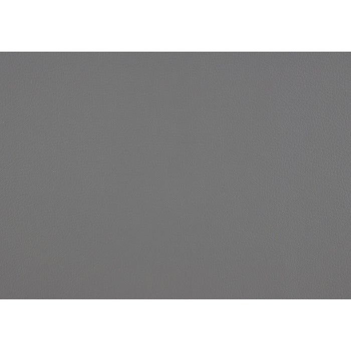 BHE5876FGY-54* (2) 54" Full Size Gray Vinyl Platform Bed  (Regular Full Size Platform Bed with Mattress inside Rails and Footboard) - BHE5876FGY-54*