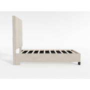 BHE5878NLB-39* (2) 39” Light Beige Microfiber Platform Bed - BHE5878NLB-39*