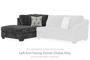 Biddeford Shadow 2-Piece Sectional and Oversized Swivel Accent Chair - 35504U2
