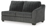 Biddeford Shadow 2-Piece Sectional and Oversized Swivel Accent Chair - 35504U2