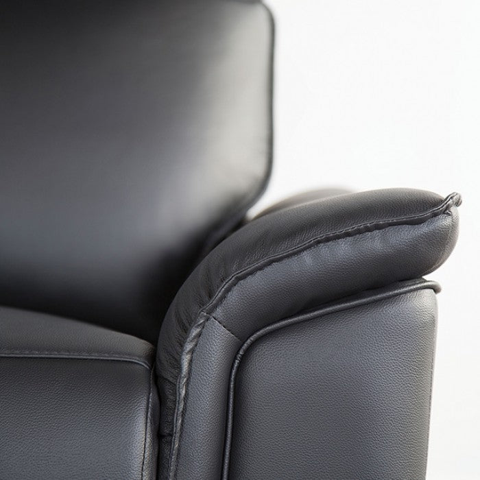 Bienne Black Recliner Chair - FM69002BK-CH-M