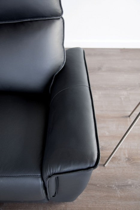 Bienne Black Recliner Chair - FM69002BK-CH-M