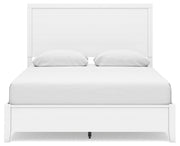 Binterglen California King Panel Bed with Dresser in White - PKG016715