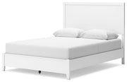 Binterglen California King Panel Bed with Dresser in White - PKG016715