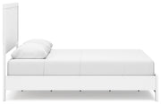 Binterglen California King Panel Bed with Dresser in White - PKG016715