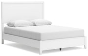 Binterglen California King Panel Bed with Dresser in White - PKG016715