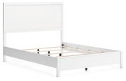 Binterglen California King Panel Bed with Dresser in White - PKG016715