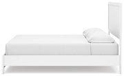 Binterglen California King Panel Bed with Mirrored Dresser and Chest in White from Ashley - Luna Furniture