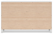 Binterglen Full Panel Bed with Dresser and 2 Nightstands in White - PKG016606