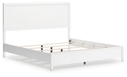 Binterglen King Panel Bed with Dresser and 2 Nightstands in White from Ashley - Luna Furniture