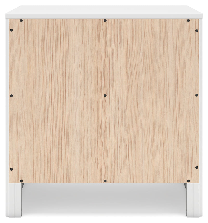 Binterglen King Panel Bed with Dresser and 2 Nightstands in White from Ashley - Luna Furniture