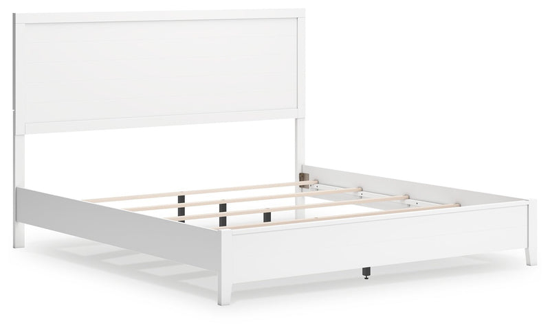 Binterglen King Panel Bed with Dresser and Nightstand in White - Gate FurnitureBedroom Set