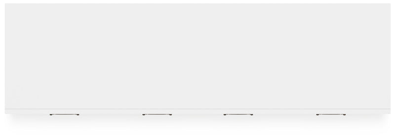 Binterglen King Panel Bed with Dresser in White - PKG016706