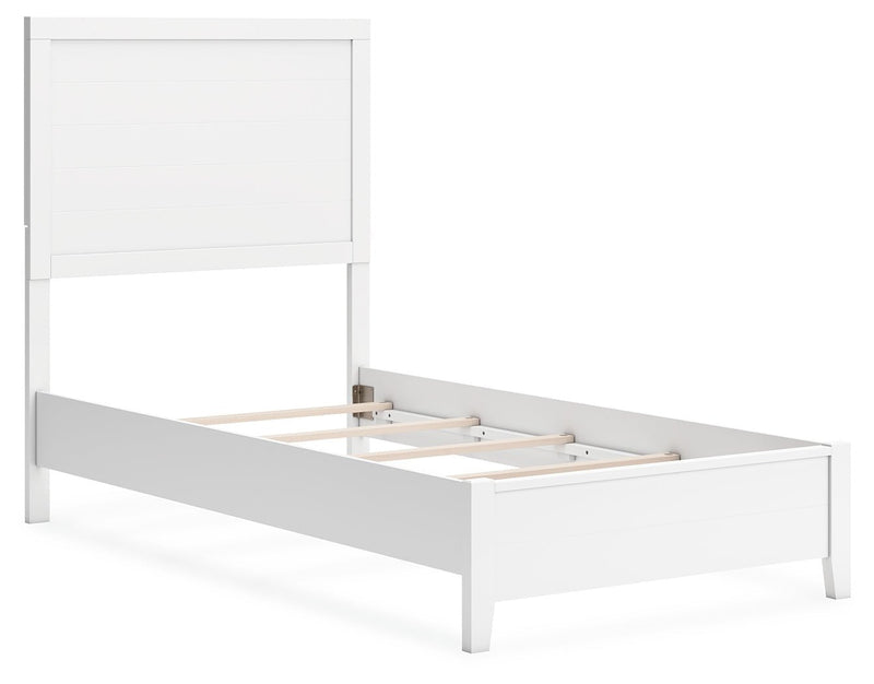 Binterglen Twin Panel Bed with Dresser and Nightstand in White - Gate FurnitureYouth Bedroom Set