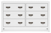 Binterglen White Full Panel Bed, Dresser, Chest and Nightstand - B427B17