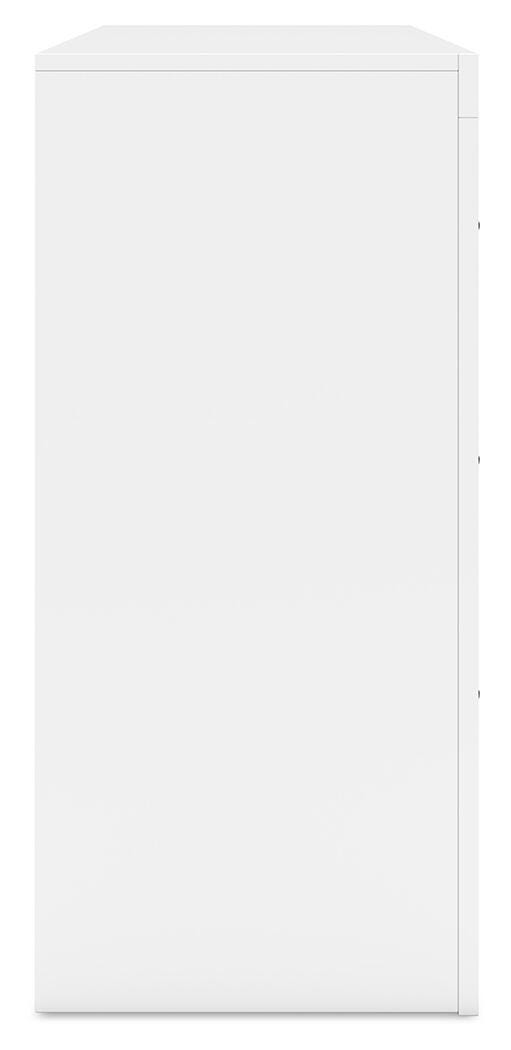 Binterglen White Full Panel Bed, Dresser, Chest and Nightstand - B427B17