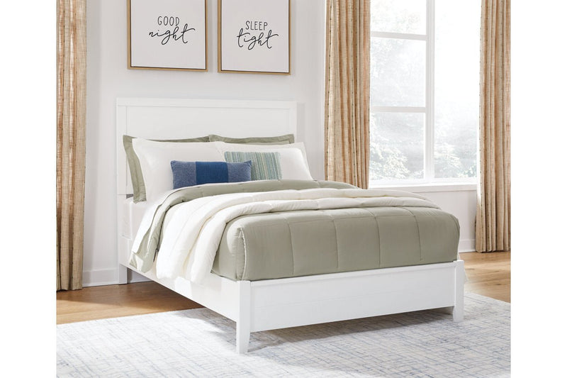 Binterglen White Full Panel Bed - Gate FurnitureFull Bed