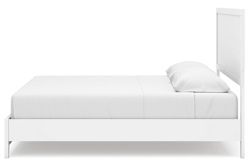 Binterglen White King Panel Bed - Gate FurnitureKing Bed