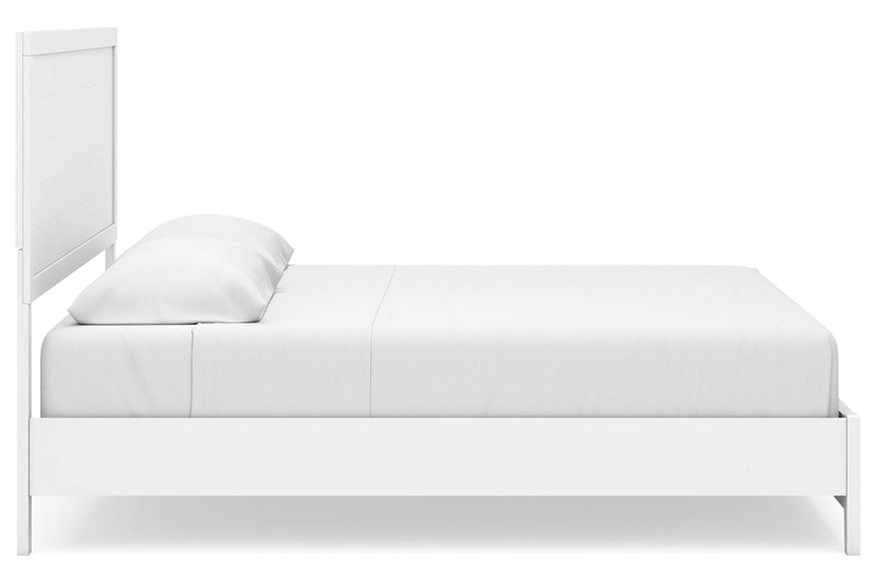 Binterglen White King Panel Bed - Gate FurnitureKing Bed