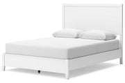 Binterglen White Queen Panel Bed - Gate FurnitureQueen Bed