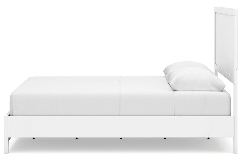 Binterglen White Queen Panel Bed - Gate FurnitureQueen Bed