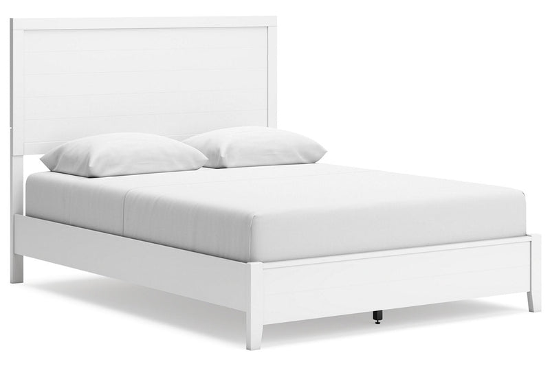 Binterglen White Queen Panel Bed - Gate FurnitureQueen Bed