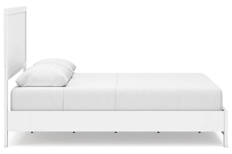 Binterglen White Queen Panel Bed - Gate FurnitureQueen Bed