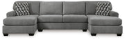 Birkdale Court Gray 3-Piece Sectional - 32402S3