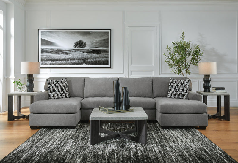Birkdale Court Gray 3-Piece Sectional - 32402S3