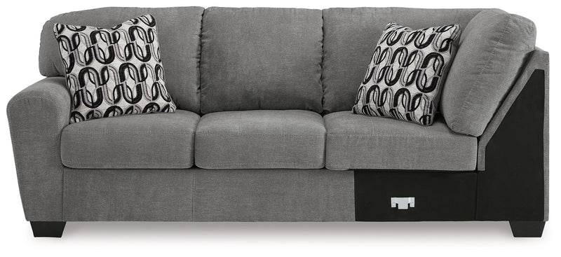 Birkdale Court Gray Left-Arm Facing Sofa - 3240266