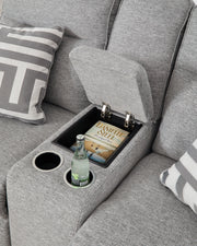 Biscoe Power Reclining Loveseat - Gate FurniturePower Reclining Loveseat