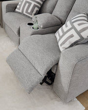 Biscoe Power Reclining Loveseat - Gate FurniturePower Reclining Loveseat
