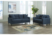 Bixler Navy Living Room Set - Gate FurnitureLiving Room Set