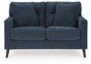 Bixler Navy Loveseat - 2610635