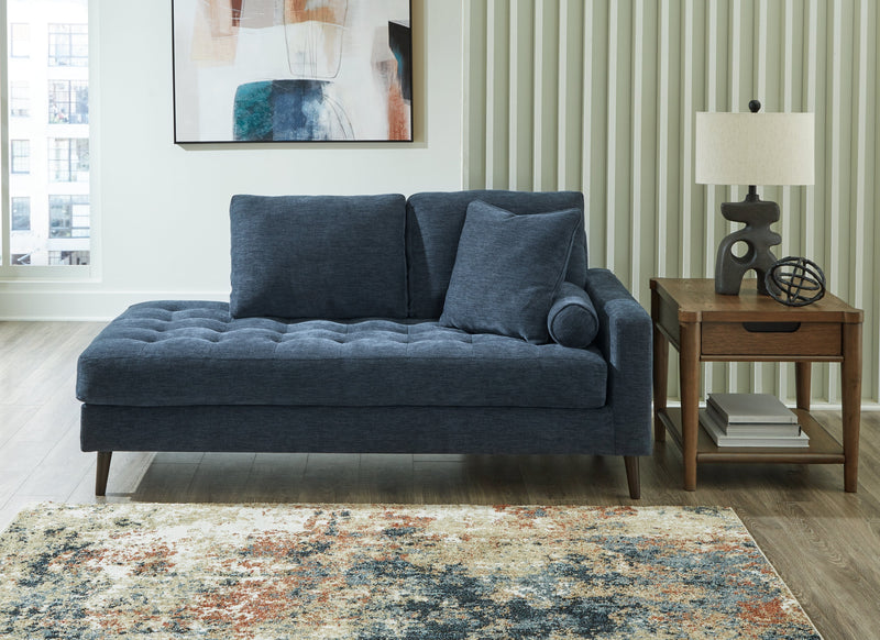 Bixler Navy Right-Arm Facing Corner Chaise - 2610617