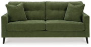 Bixler Sofa and Loveseat in Olive - PKG016464