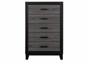 Lisbon Grey And Black Chest - LISBON-GREY/BLACK-CH