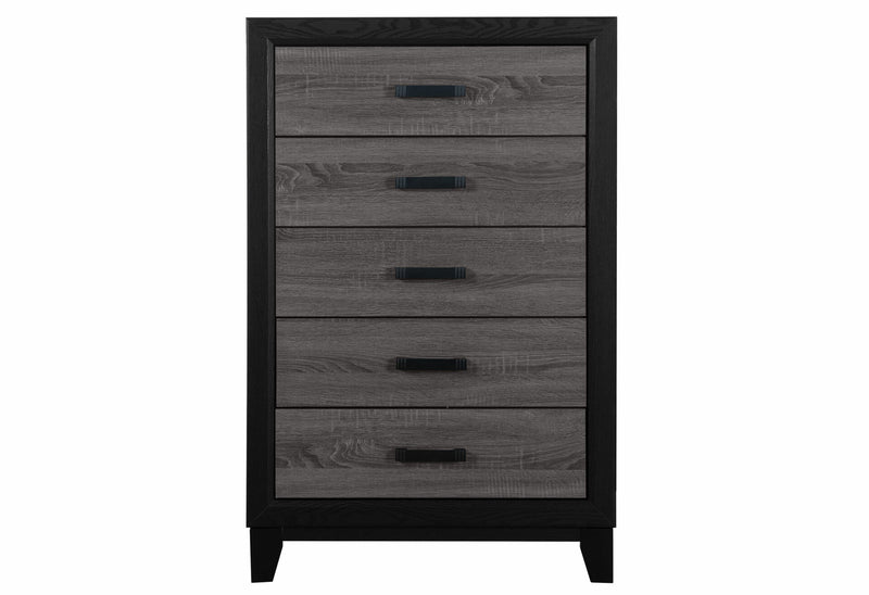 Lisbon Grey And Black Chest - LISBON-GREY/BLACK-CH