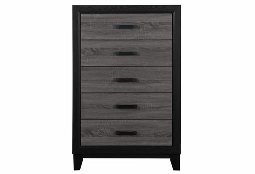 Lisbon Grey And Black Chest - LISBON-GREY/BLACK-CH