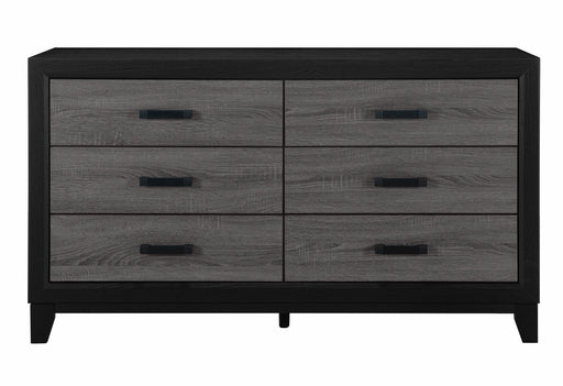Lisbon Grey And Black Dresser - LISBON-GREY/BLACK-DR